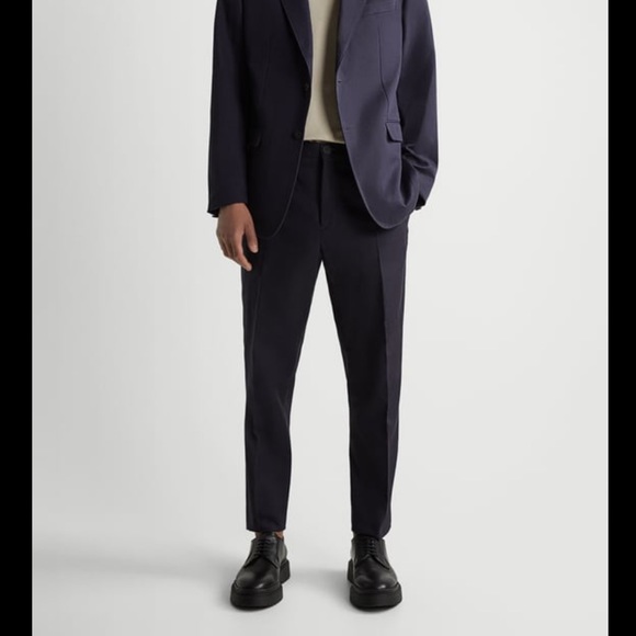 ZARA Mens Cotton - Linen Blend Suit Trousers [LAST ONE] - Picture 5 of 8